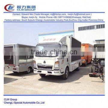 Howo 100 Hp 4*2 Type P10 LED Mobile Advertising Trailer photo-5