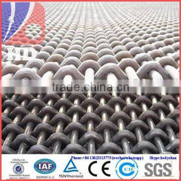 65Mn Steel Vibrating screens Crimped Steel wire mesh