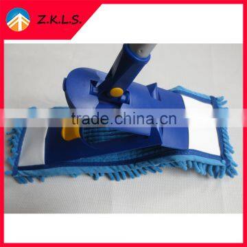 Scalable Long Handle Flat Floor Mop With Chenille Mop Head photo-4