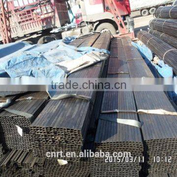 ERW Q195 Cold Rolled Black Square Steel Pipe for Furniture pipe