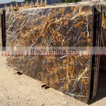 NATURAL BLACK AND GOLD (MICHAELANGELO) MARBLE SLABS photo-3