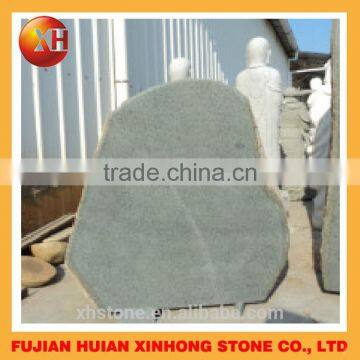 irregular shape polish granite smaller qingstone monument without set