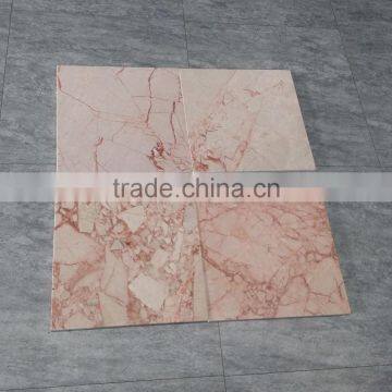 Cheap price marble rosa with pink and red color vein