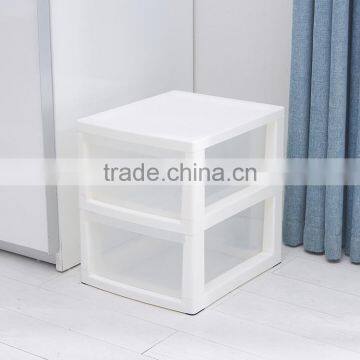 Plastic 2 Tier Storage Cabinet