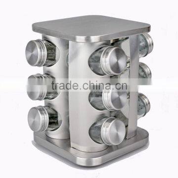 12 Pieces Stainless Steel Spice Jar Condiment Container Set photo-2