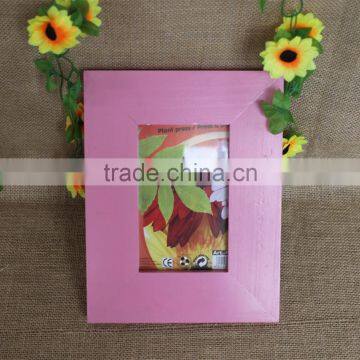 Hot Sell Handmade Cheap Colorful Decorative Wooden Photo Frame photo-2