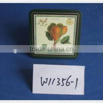 Cheap Square Colorful MDF Mats Pads Wooden Tableware Coaster Wholesale photo-5