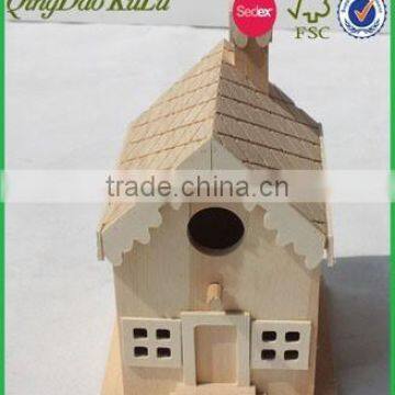 new eco-friendly decoration wooden bird houses,mini decorative bird houses