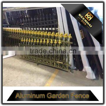 Alibaba China Powder Coated Decorative Metal Aluminum Garden Fence for Villa