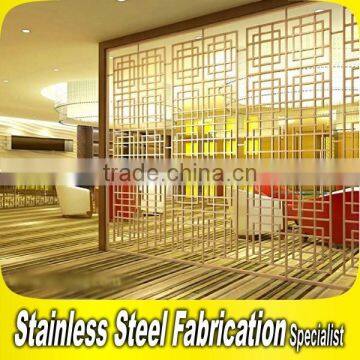 Stainless Steel Dubai Room Divider Screen For 5 Star Hotel Decoration photo-6