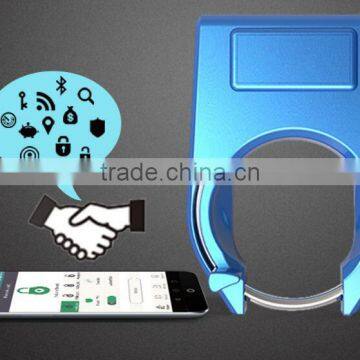 Intelligent Bluetooth Mobile Control Anti-theft Lock With Alarm, Smart Bicycle Horseshoe Lock Aluminum Alloy Waterproof