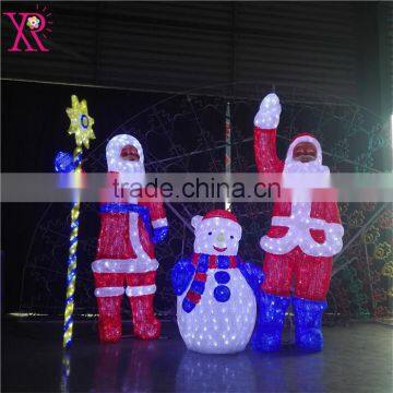 Professional holiday giant led Christmas outdoor decoration commercial pubilc decoration light