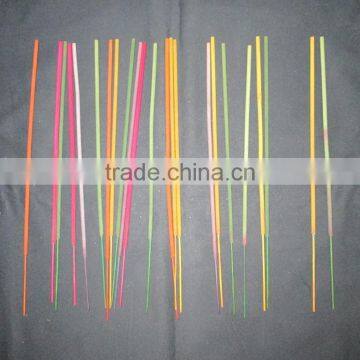 Colored incense sticks agarbatti