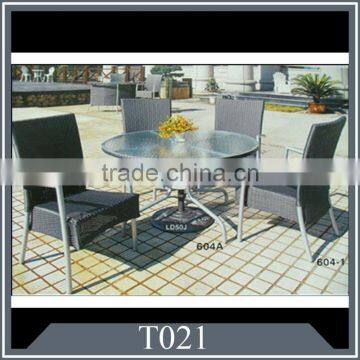 2011 new rattan outdoor tea(coffee) table with chair