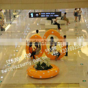 Big Fiberglass Flowerpot photo-2