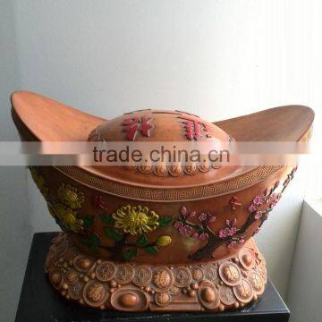 Resin Giant Gold Ingot Sculpture photo-6