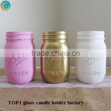 Purple Mason Jars Can as for Vase photo-3