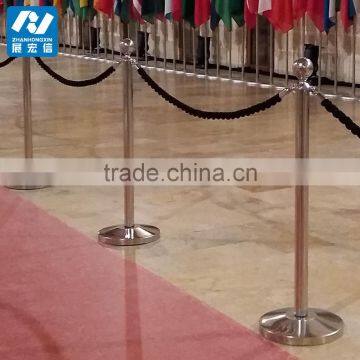 Silver Rope Stanchions With the Ball Top photo-4