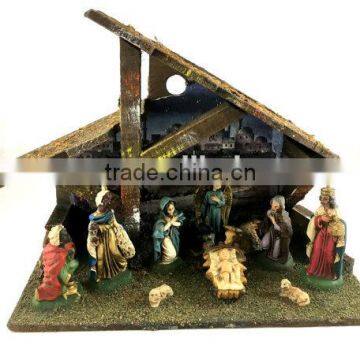 Vintage Christmas Village Scene, Vintage Christmas. photo-3