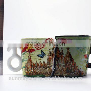 Oem Hot Sale Spain Barcelona Souvenir Coffee Ceramic Cup for Sale photo-4
