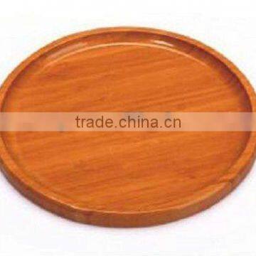 ROUND Shallow mouth WOODEN/BAMBOO PLATE