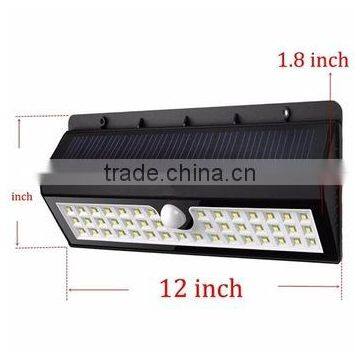 Solar Light, 44 LED Outdoor Wall Lamp, Wireless Motion Sensor Light for Patio, Yard, Garden With ON/AUTO/OFF photo-3