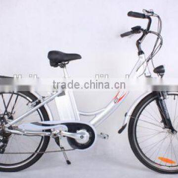 hot selling popular 26inch electric bicycle 250W electric city bike for ladies with lithium battery