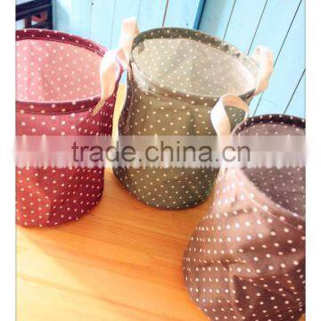 Cotton Waterproof Sundrics Storage Bag,with Two Handle ,four Color Nix as Picture photo-2