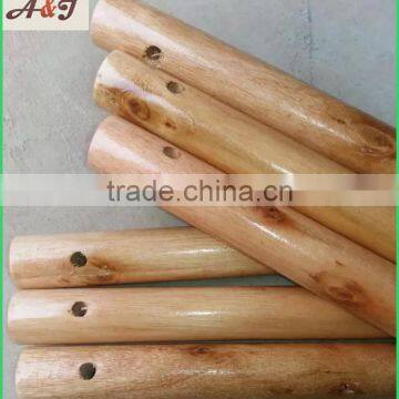 Painted Eucalyptus Wooden Handle With Hole