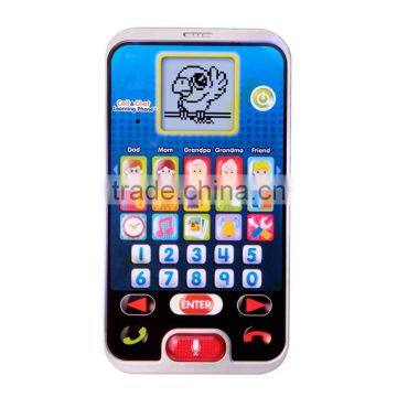 Plastic Kids Mobile Phone Toys, Baby Musical Early Learning Phone Toys With Light And Music photo-3