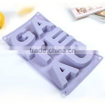 Silicone GATEAU Alphabet Pudding Bakeware Mould Cake Chocolate Mold