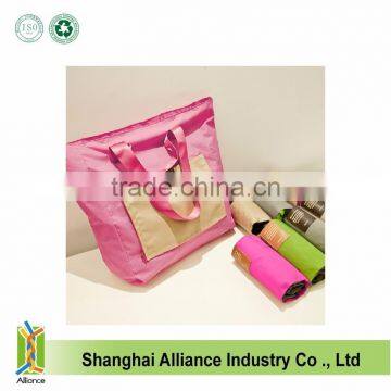 Korea Style Polyester Folding Travel Shopping Bag photo-6