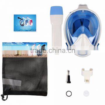 Snorkel Mask Full Face Dry Diving Mask Adult Swimming Suit photo-6