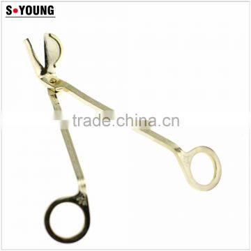 61040 Gold Plated Wick Trimmer Candle Scissor photo-2