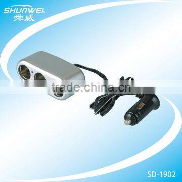 3 Way Blue LED Indicator 10A 12v 3 Pin Socket