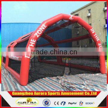 Factory lower price inflatable batting cage with customized logo