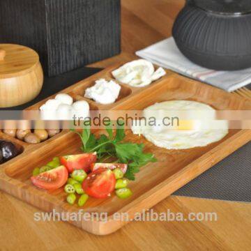 2017 Nature bamboo plate/cse/