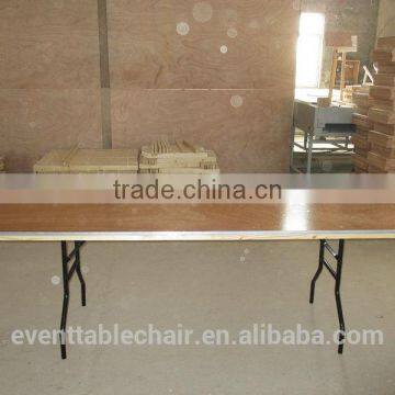 30*72 rect Alu table edge plywood folding banquet table