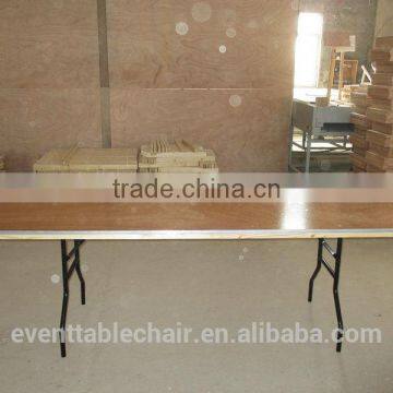 High Quality Hot Sell Hotel Plywood Folding Banquet Table photo-4