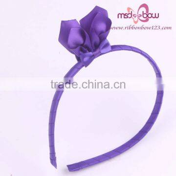 Red Satin Cute Ribbon Bows for Hair photo-5