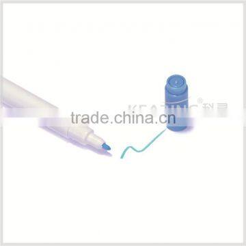Kearing Water Erasable Marker Dual 1.0 Tip Blue & White Color Fabric Marker Pen #WT10-BW photo-3