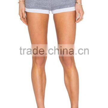 High Quality Wholesale Womens Gray Breathable Gym Shorts photo-2