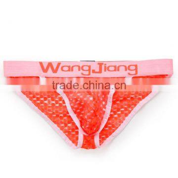 Custom Men's Short Triangle Mesh Underwear Sey Breathable Mesh Briefs Sey Low Rise Men's Briefs Shorts Mens Calzoncillos Hombre photo-4