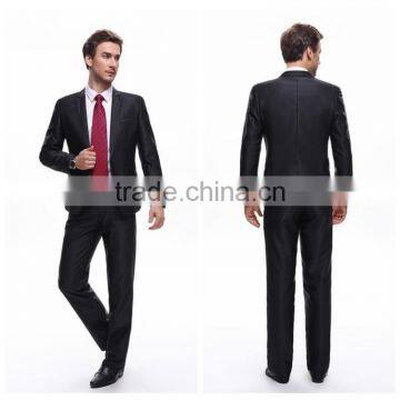 formal black wool coat business suit for man