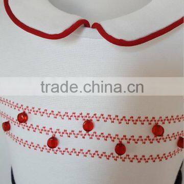 New Fashion Clothes Baby Boy Christmas Clothes With Red Piping on Collar photo-3