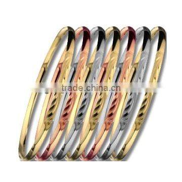 6 MM, Gold Plated Bangle, Machine Cut Bangle, Fashionable Bangle, Designer Bangle. photo-5