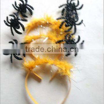 Fashion Spider Feather Plastic Hair Clips Cheap Handmade Feather Hair Jewelry for 2016 Promotion Party Favor Products photo-2