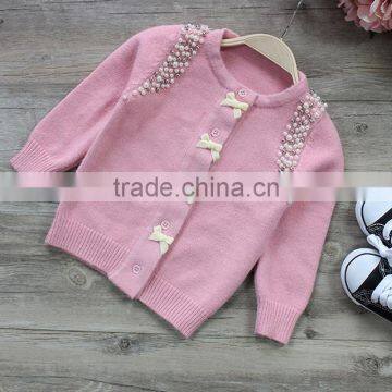 Hot Sale Baby Cardigan Knitting Pattern 100% Alpaca Children Cardigans photo-2