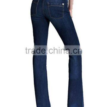 New Arrival Lady's Sexy Washed Boot Cut Jeans photo-2