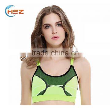 HSZ-126 New Style Sport Bra Underwear in Fashion Design Bra Name Brand Wear For Yoga and Running photo-2